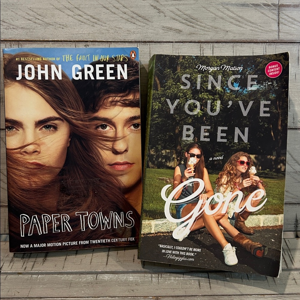 2 Book Bundle Novel Authors - John Green - Morgan Matson Softcover Young Adult